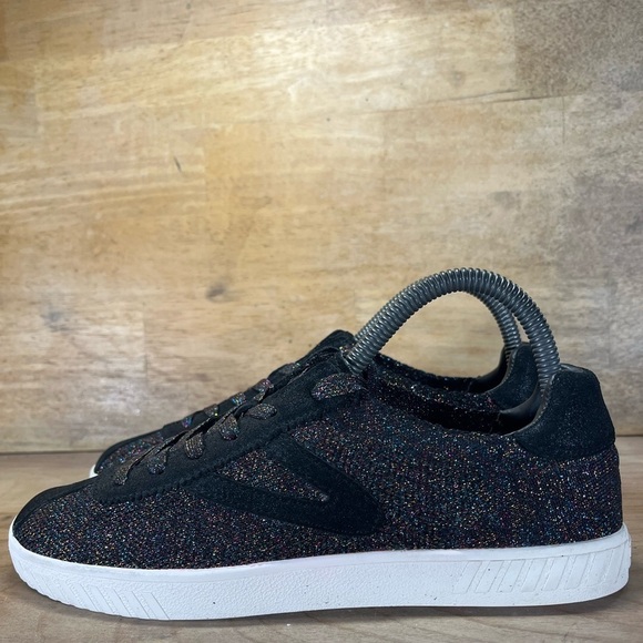 Tretorn Camden 4 GLITTER SPARKLE Womens Size 7 Shoes Sneakers Multicolor - Picture 4 of 10
